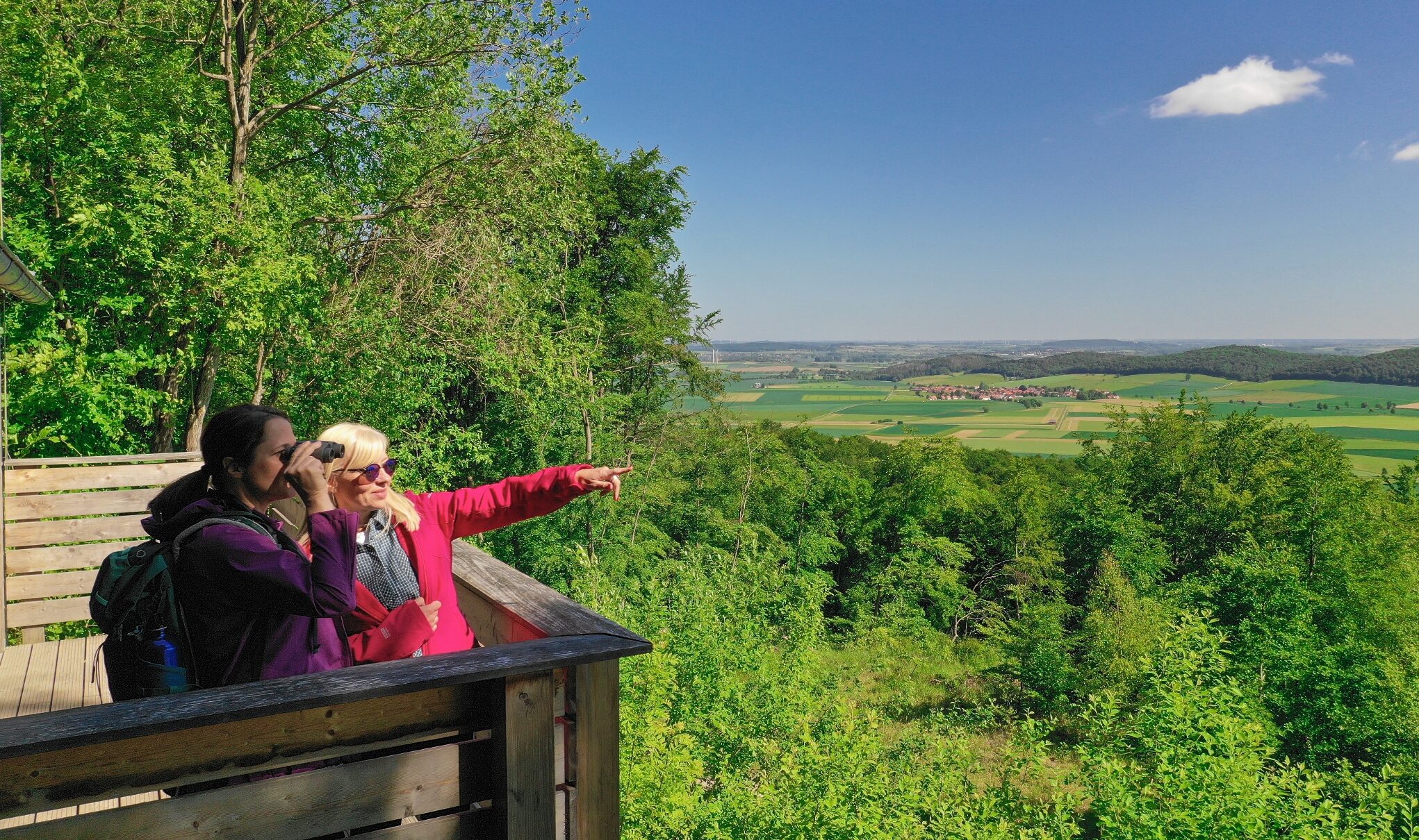 „Ausblick über das Leinebergland bei Alfeld“